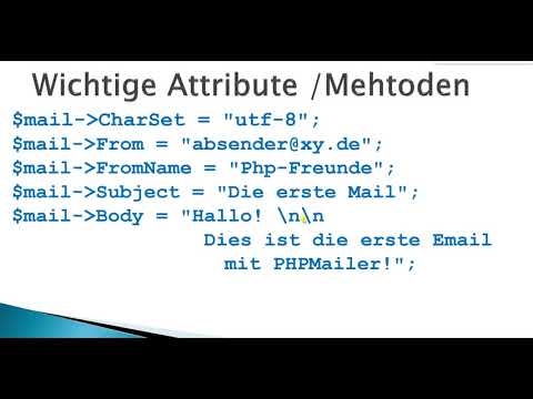 Mails mit PHP versenden
