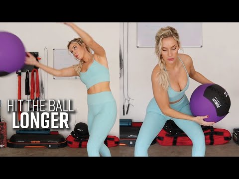 Golfer Paige Spiranac Shows You Her Workout To Hit The Ball Farther