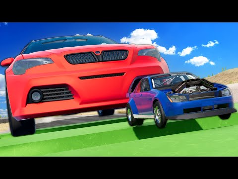 Testing CHEAT Cars VS The Reverse Speedbump Challenge in BeamNG Drive Mods!