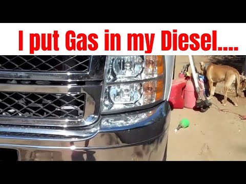 How to fix: GAS in a DIESEL tank.