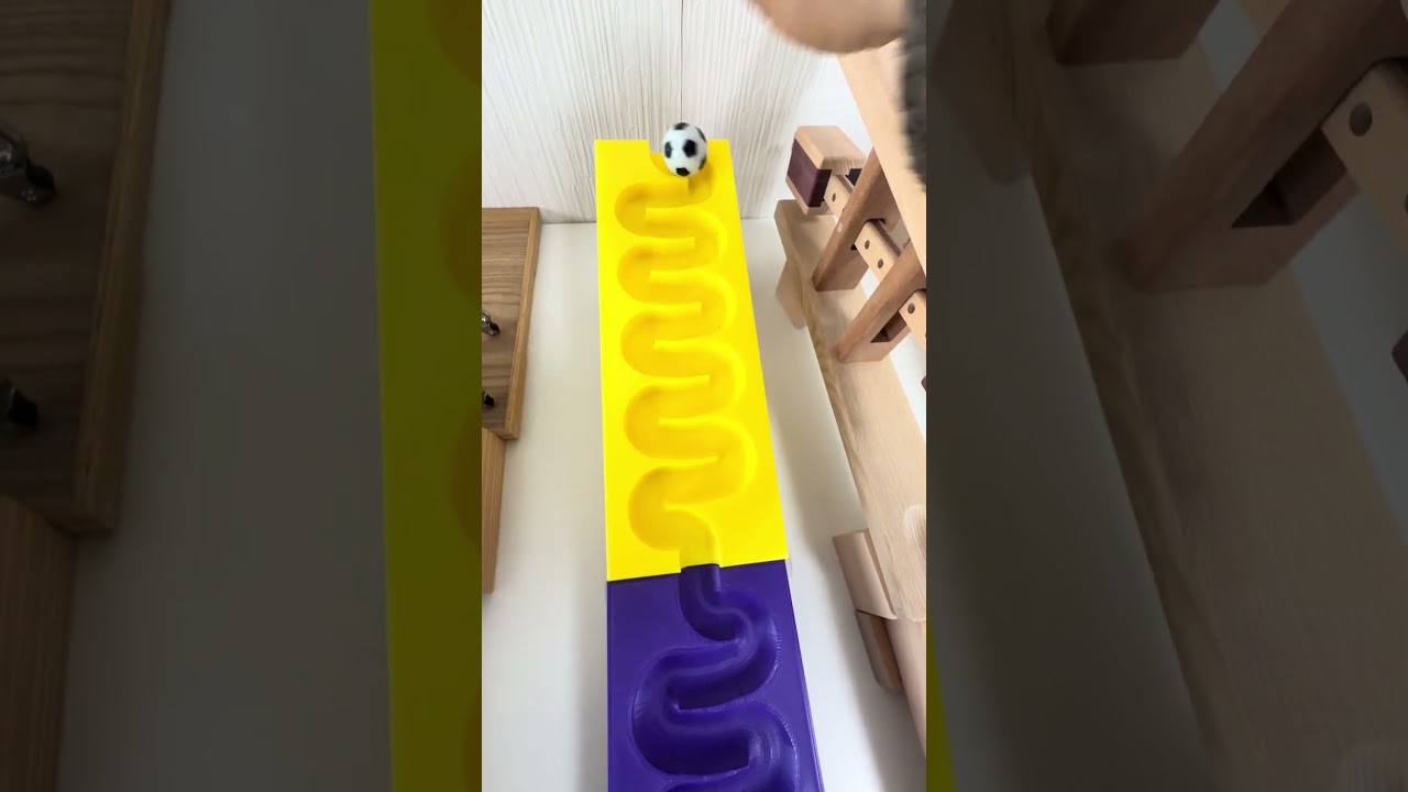 Marble Run Race ⭐ Soothing marbles roll along ④
