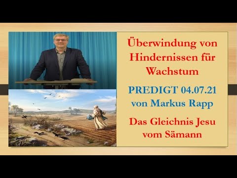 Gleichnis vom Sämann - Hindernisse für unser Wachstum entfernen