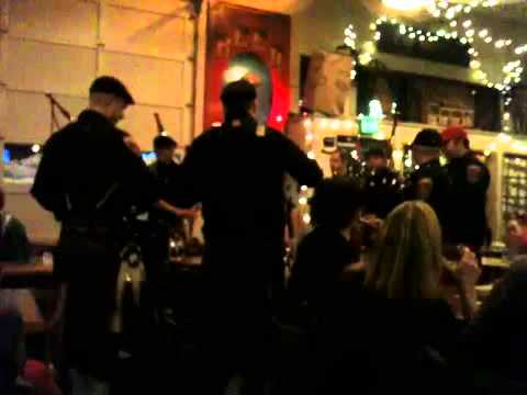 Boundary Bay Brewery bagpipes