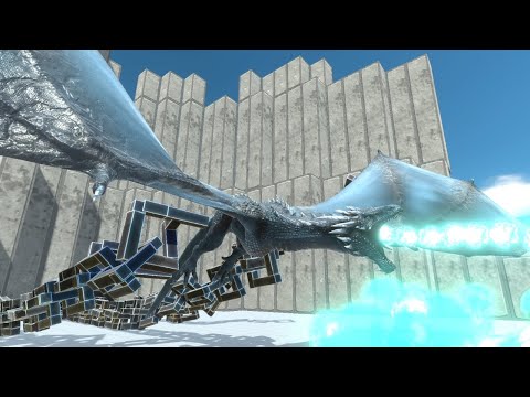 ANCIENT ICE DRAGON vs ALL UNITS Animal Revolt Battle Simulator