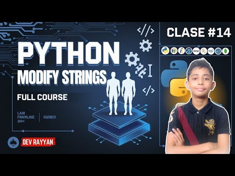 Python Modify Strings Python Tutorial Lesson 14