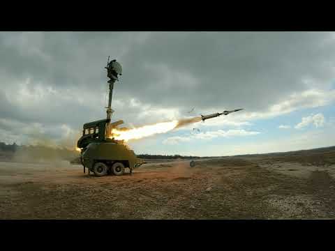 Skarpskjutning med robot 23 på Gotland