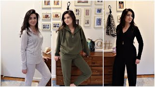 TRYING ON INSTAGRAM CASHMERE LOUNGEWEAR SETS
