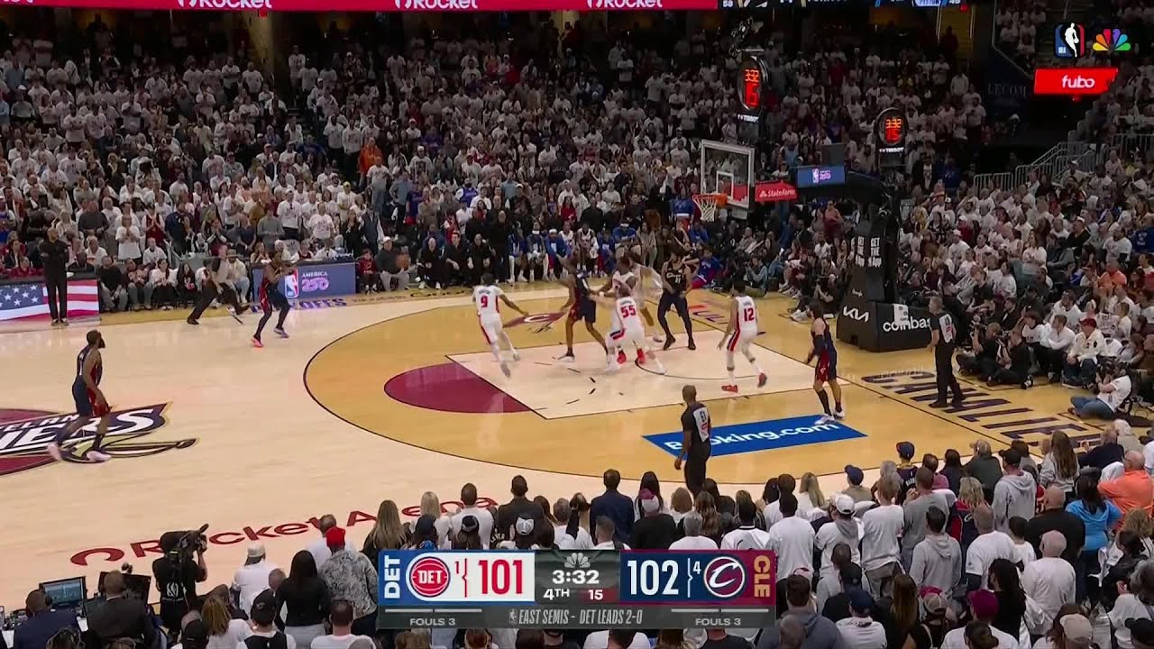 FINAL MINUTES of EPIC Pistons-Cavaliers Eastern Conference Semifinal Game 3 | NBA on ESPN