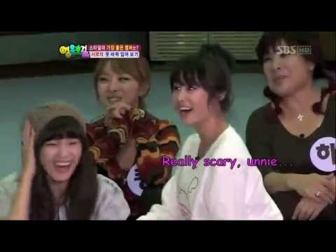 SBS Heroes - Yoo In na cute imitation of Jiyeon (T-ara)