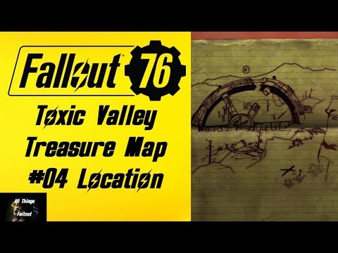 Fallout 76 Toxic Valley Treasure Map #04 Location