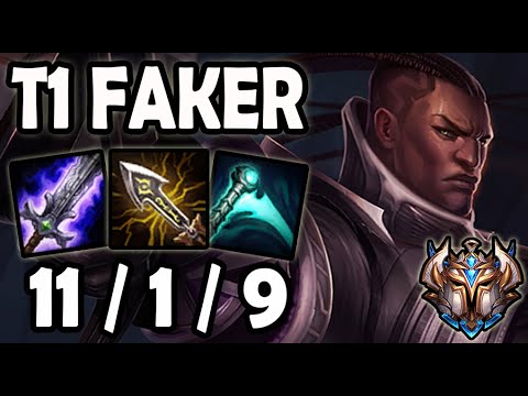 T1 Faker LUCIAN MID vs CAMILLE - Ranked Korea ✔️