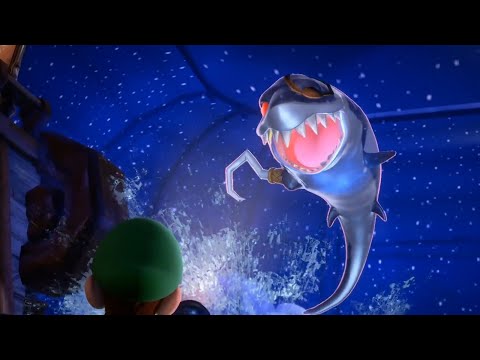 Luigi's Masion 3 Boss #14 - Floor 12 The Spectral Catch - Captain Fishook ( The Pirate Shark ) 2020