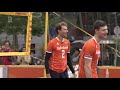 Nederlands volleybalteam speelt voor de Markthal