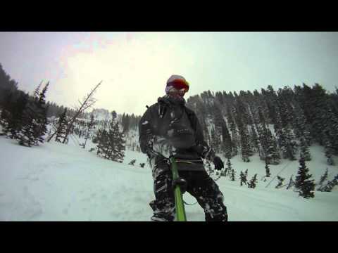 Splitboarding Snowboarding in Utah wasatch Little Cottonwood Canyon Scotties run backcountry 3/22/13