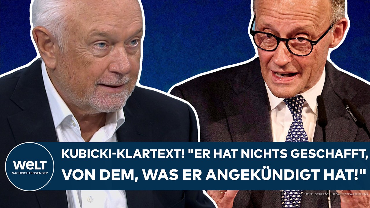 DEUTSCHLAND: Merz? "Er hat nichts geschafft, von dem, was er angekündigt hat!" Kubicki-Klartext!