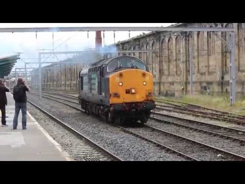 DRS 37603 clags away from Carlisle en-route to Kingmoor Depot