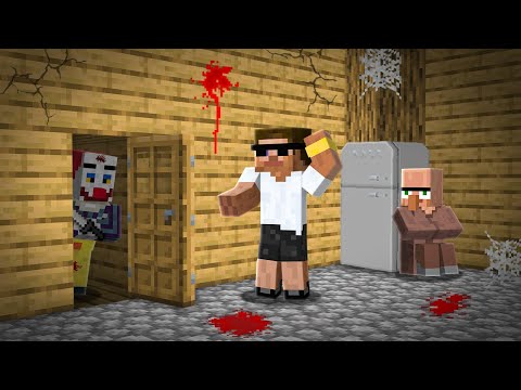 We Found Mysterious Clown in Our House in Minecraft..