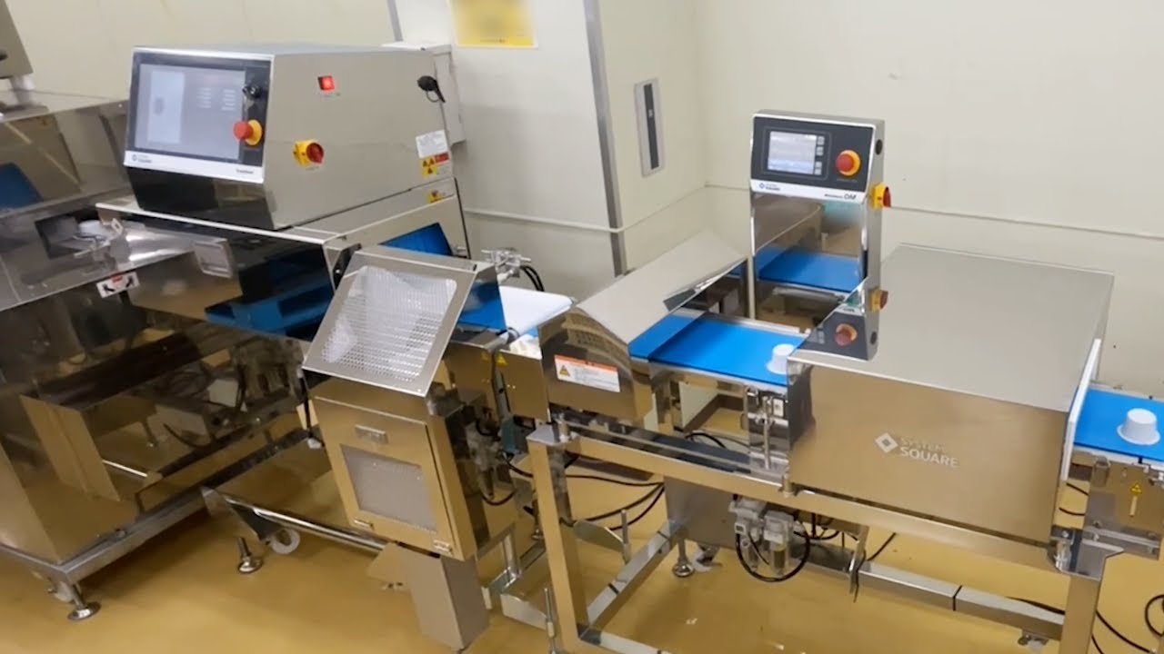 X線検査機・磁化式金属検出機|カップゼリー(アルミ)の検査