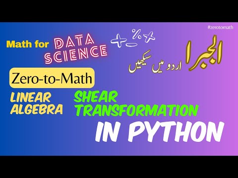 Tasks for Linear Algebra
