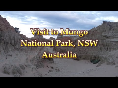 Visit to Mungo National Park, New South Wales, Australia