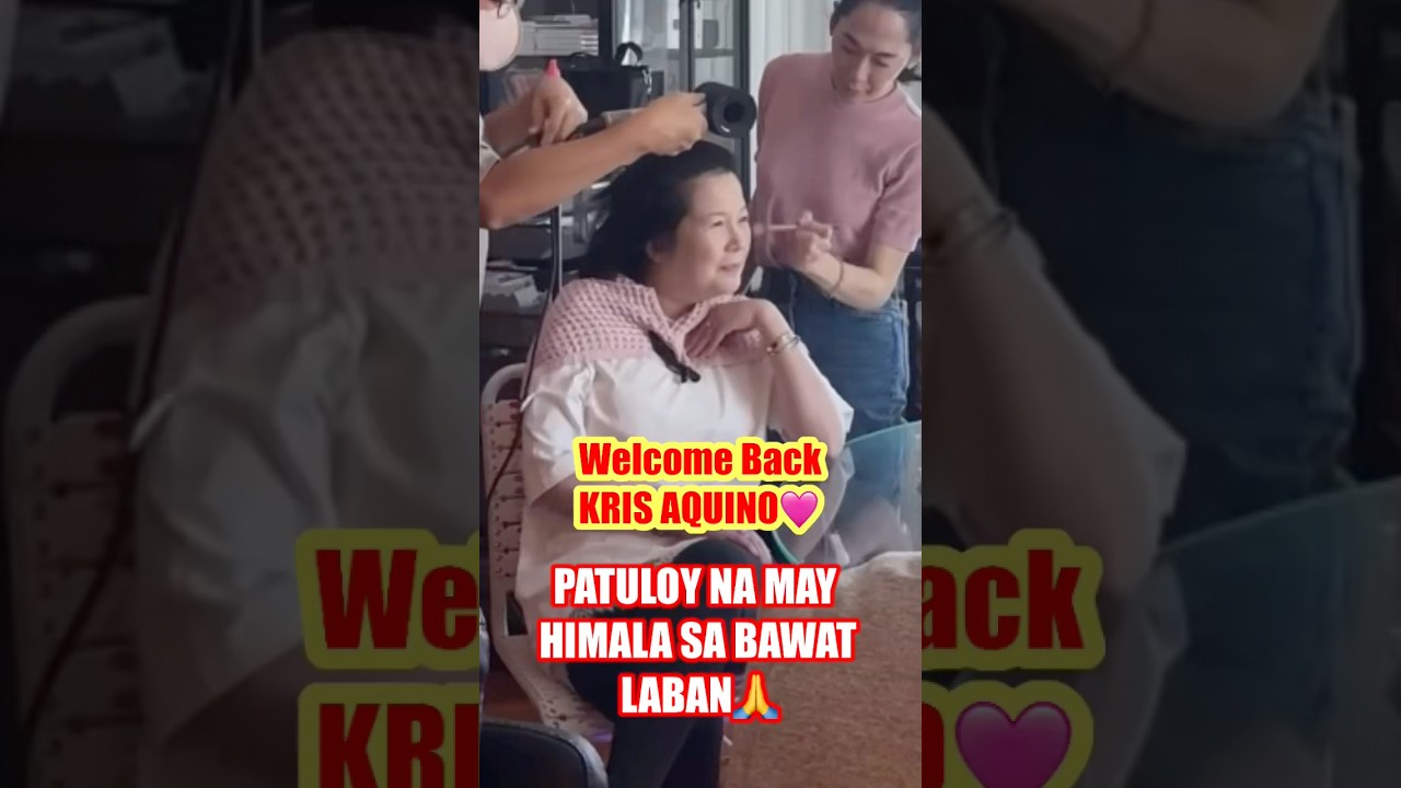 Lakas at pag-asa—nakakatuwang makita ang pagbabalik sigla ni Kris Aquino 💛