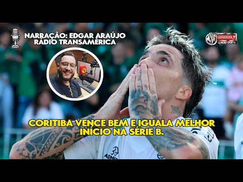 Coritiba 2 x 0 Operário - Narração: 🎙️ Edgar Araújo 26/04/2025