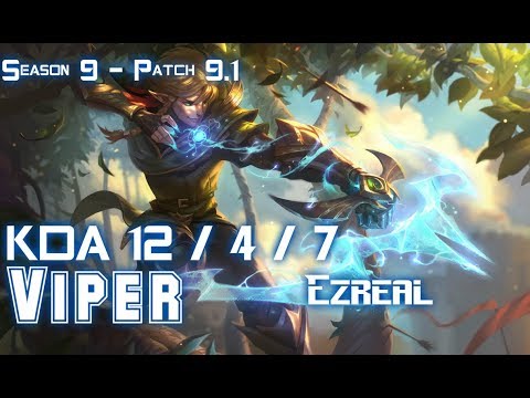 Viper EZREAL vs KARTHUS Bot - Patch 9.1 KR Ranked