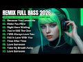 DJ Remix Full Bass 2026 Full Album Style Alan Walker EDM Chill RemixSong