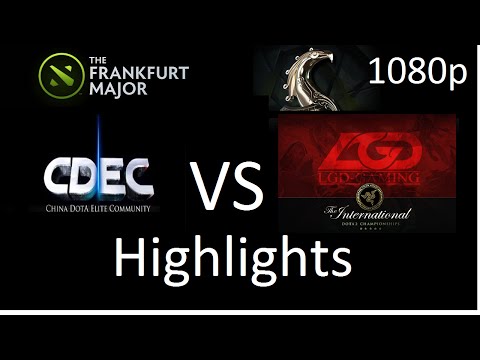 Cdec vs LGD Gaming Full Highlights Frankfurt Major 2015.