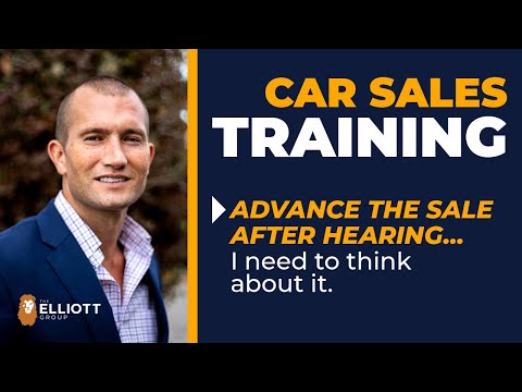 Car Sales Training: “I Need To Think About It” - YouTube