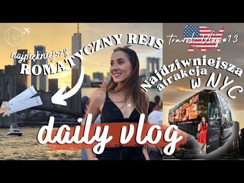 🇺🇸 NOWY JORK - NAJLEPSZE ATRAKCJE NA MANHATTANIE? - NOCNY REJS ⛵️ WIDOK Z 100 PIĘTRA 🤯 THE RIDE🫣