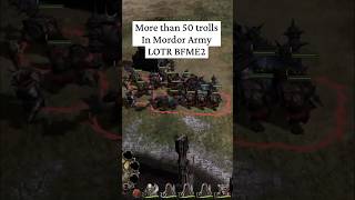 Epic Lord of the Rings Battle: Building, Trolls, and Nazgûl Clash! #shorts #lotr #bfme2 #gaming