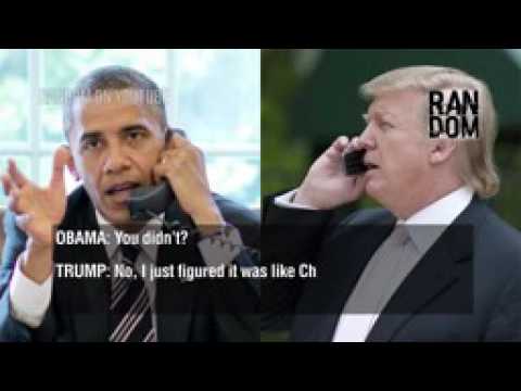 Funny Trump And Obama Leaked Phone Calls