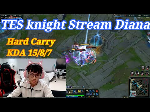 TES Knight Stream Diana Hard Carry Mid Vs Twisted Fate [17/4/2020]