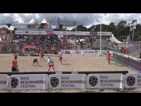 Åhus Beachhandboll 2016, P01(IFK-02) , Borås HK84  vs IFK Kristianstad 4,  13-15 , vinst IFK