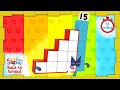 Numberblocks BacktoSchool Level Three All The Best Fifteen Moments FULL EPISODES