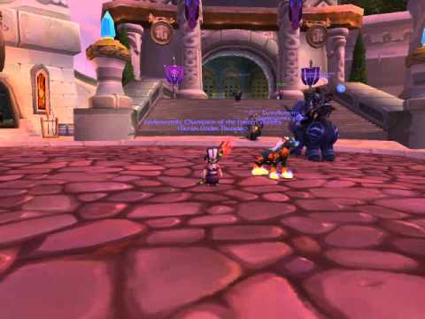 female draenai to male blood elf