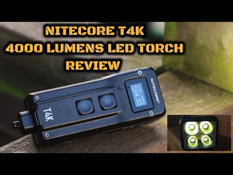 T SERIJOS BIRŠINYS 4000LUMMENS/T4K NITECORE video