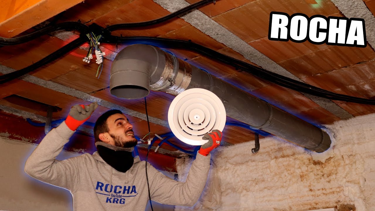 Instalación de Extracción de humos para el nuevo Taller!