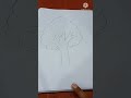 easy Tree drawing #art