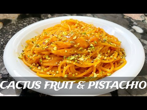 SPAGHETTI CACTUS FRUIT authentic recipe from Sicily (pasta ai fichi d'India) - incredible!!
