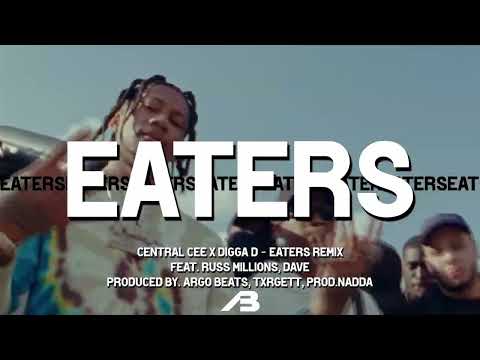 Central Cee x Digga D - EATERS REMIX Ft. Russ Millions, Dave (Music Video) | UK Drill Remix 2023
