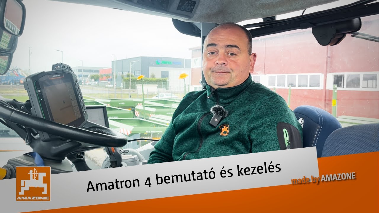 Amazone Amatron 4 Isobus kezelőterminál használati bemutató, tippek és trükkök