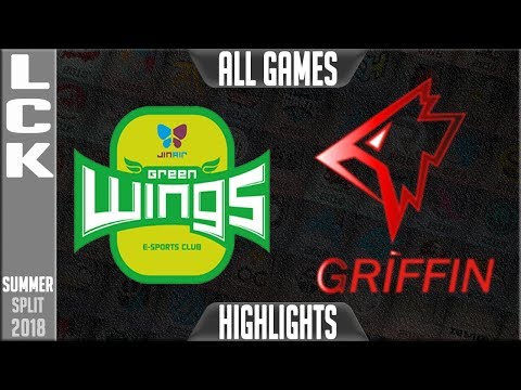 JAG vs GRF Highlights ALL GAMES | LCK Summer 2018 Week 2 Day 2 - Jin Air Greenwings vs Griffin