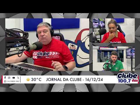 Jornal da Clube - 16/12/24 - Edição do Almoço