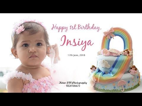 Happy 1st Birthday | INSIYA | Full Film | Blue Sea