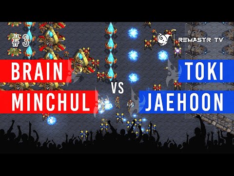 STARCRAFT KOREAN TEAM FASTEST 1 BRAIN MINCHUL VS JAEHOON TOKI ROUND 3