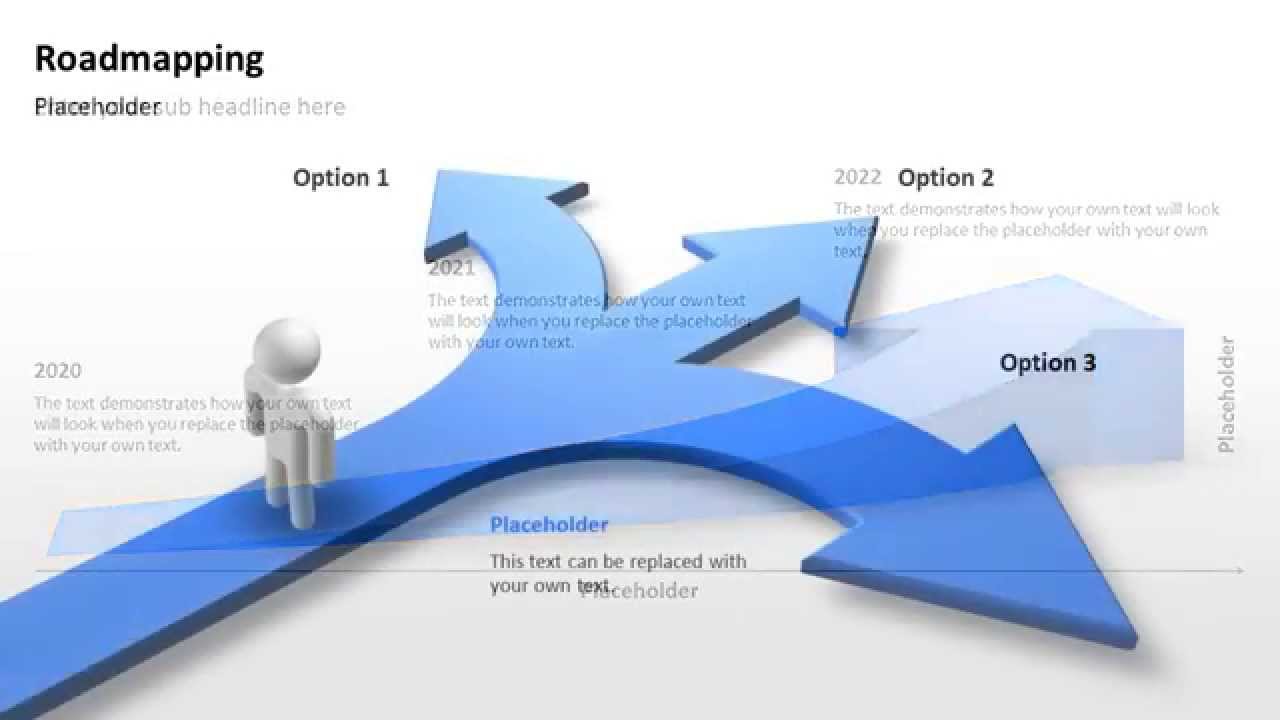 Roadmapping PowerPoint Templates - Visualize project steps!