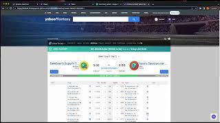 Dynamic BeerSheets Yahoo Example