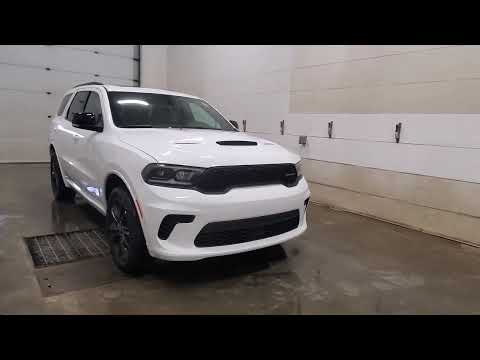 2026 Dodge Durango GT Plus AWD in White for sale at Indian Head Chrysler Dodge Jeep Ram Ltd. in Indian Head, SK